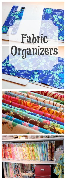 Fabric Organizers on The Cottage Mama. These are SO awesome!! www.thecottagemama.com