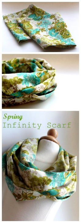 Spring Infinity Scarf from The Cottage Mama