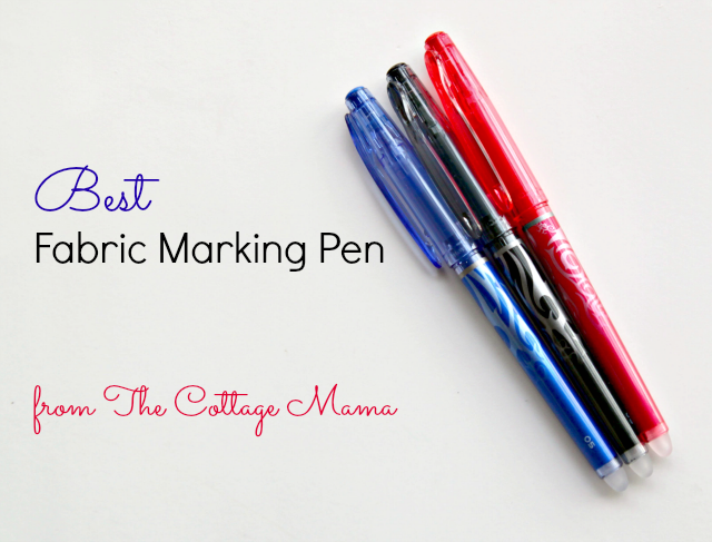 The Cottage Mama's Sewing Basket: Fabric Marking Pens - The Cottage Mama