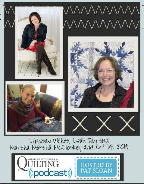 American Patchwork and Quilting Radio Podcast. Interview with Lindsay Wilkes from The Cottage Mama.