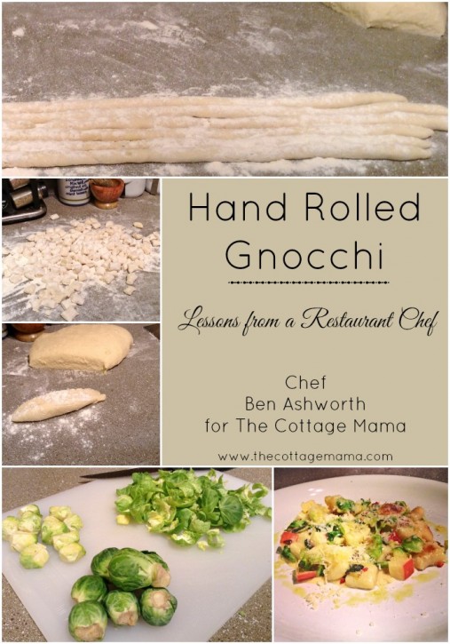 Lessons from a Restaurant Chef. Hand Rolled Gnocchi. www.thecottagemama.com
