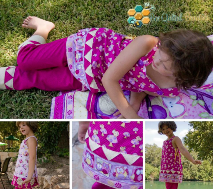 The Cottage Mama Sewing Contest. Daphne Wrap Dress and Skip and Play Pants and Capris. www.thecottagemama.com