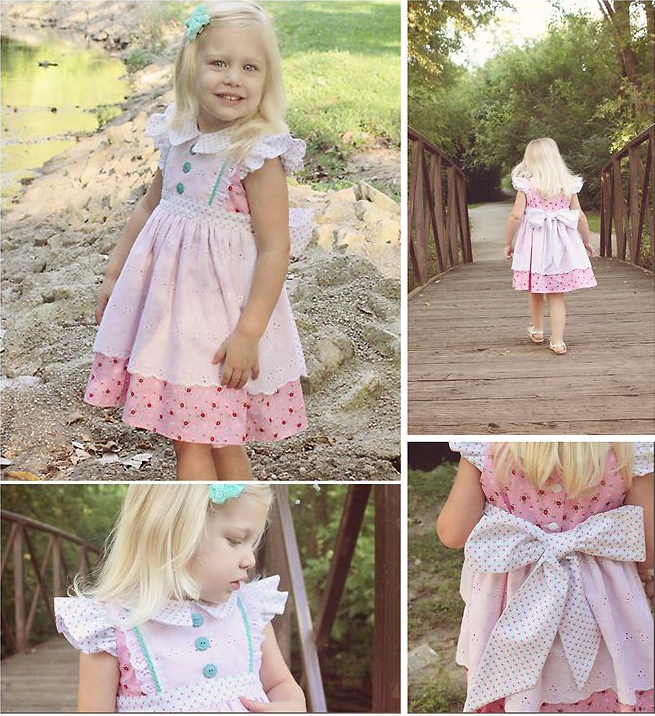 Georgia Vintage Dress Pattern from The Cottage Mama. www.thecottagemama.com