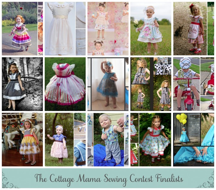 The Cottage Mama Sewing Contest Finalists. www.thecottagemama.com