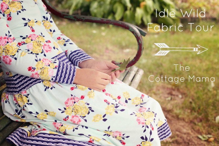 Idle Wild Fabric Tour. Knit Dress from The Cottage Mama. www.thecottagemama.com