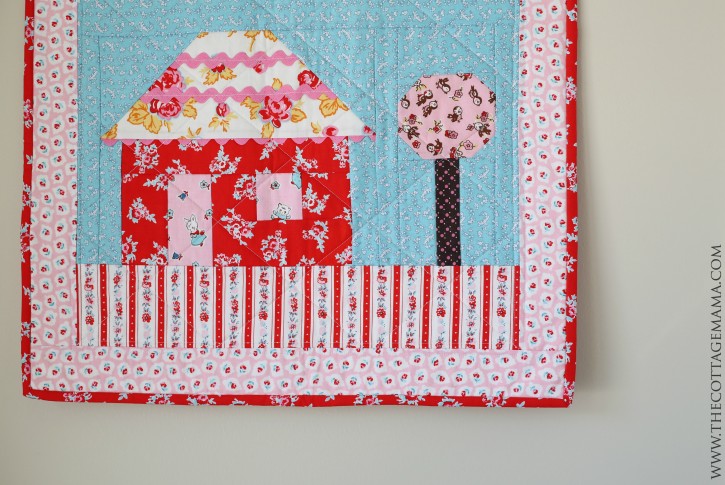 Cottage Quilt Block Pattern by Lindsay Wilkes from The Cottage Mama