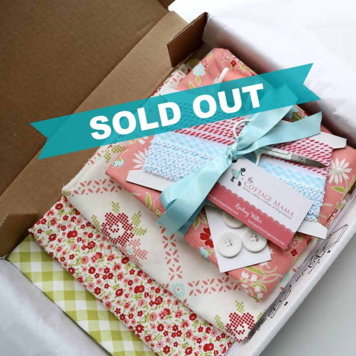 The Cottage Mama Bundle Boxes. Sewing Fabric, Trim and Button Kits.
