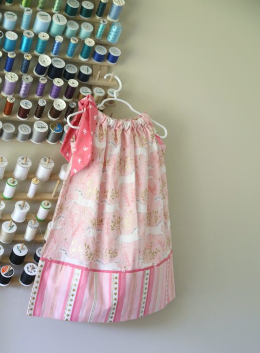 Pillowcase Dress Sewing Pattern from The Cottage Mama. www.thecottagemama.com