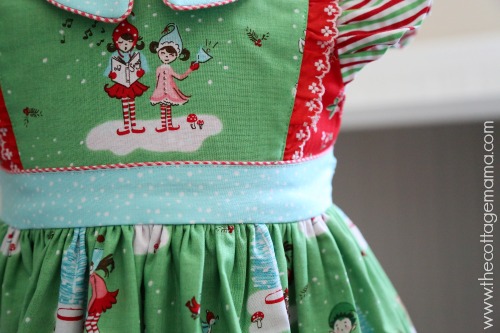 Pixie Noel. Georgia Vintage Dress Pattern by Lindsay Wilkes from The Cottage Mama. www.thecottagemama.com