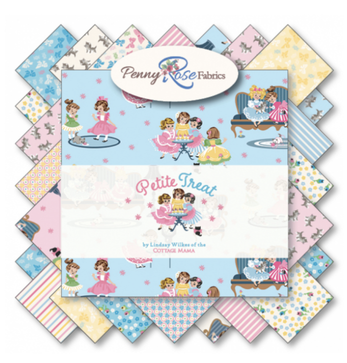 Petite Treat Fabric Collection by Lindsay Wilkes from The Cottage Mama for Riley Blake Designs and Penny Rose Fabrics