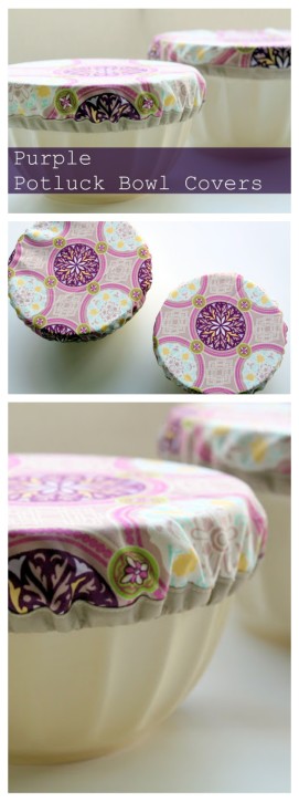 Potluck Bowl Cover Tutorial from The Cottage Mama. www.thecottagemama.com