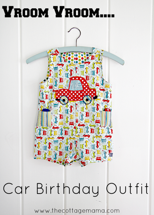 Little Boy Cars Birthday Party Outfit. www.thecottagemama.com