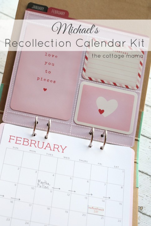 Michael's Recollection Calendar Kit: The Cottage Mama