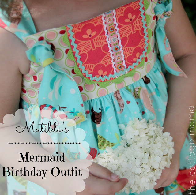 Matilda's Mermaid Outfit by Lindsay Wilkes from The Cottage Mama. www.thecottagemama.com
