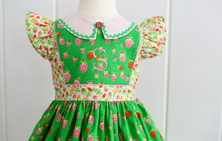 Georgia Vintage Dress. Pattern from The Cottage Mama. www.thecottagemama.com