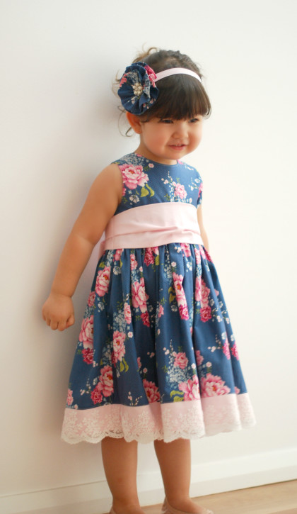 The Party Dress FREE Pattern from The Cottage Mama. Size 6 month - 10 years. www.thecottagemama.com