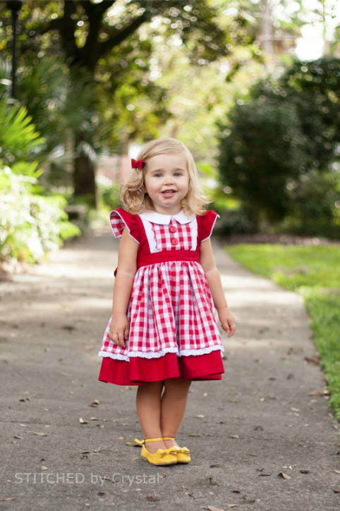 Georgia Vintage Dress Pattern from The Cottage Mama. www.thecottagemama.com