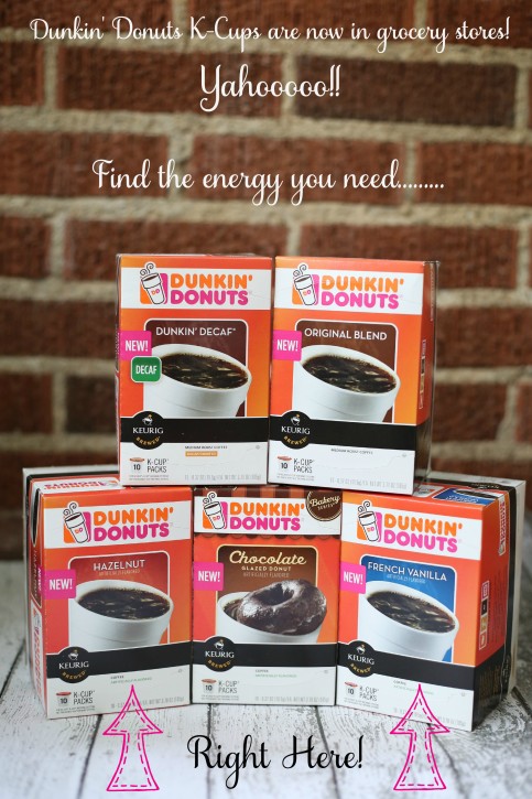 Dunkin' Donut K-Cups Now In-stores! www.thecottagemama.com