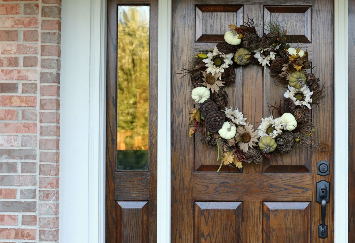 DIY Fall Wreath Tutorial from The Cottage Mama