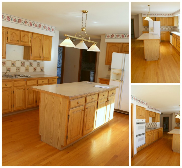 The NEW Cottage Home Before and After Kitchen Makeover. This Kitchen is AMAZING! This is the kitchen before.