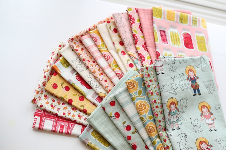 Pretty Fabrics from The Cottage Mama. www.thecottagemama.com