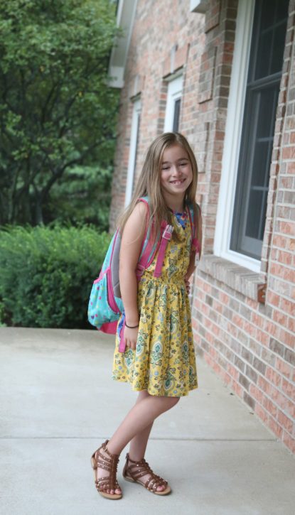 1st Day of School 2016. The Cottage Mama Sewing and DIY Blog.