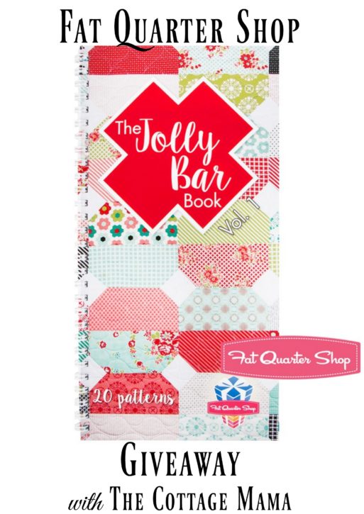 Jolly Bar Book Vol. 1 Giveaway from The Fat Quarter Shop and The Cottage Mama.