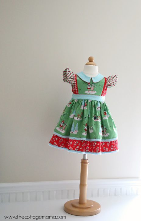 Pixie Noel Georgia Vintage Dress Pattern by Lindsay Wilkes from The Cottage Mama. www.thecottagemama.com