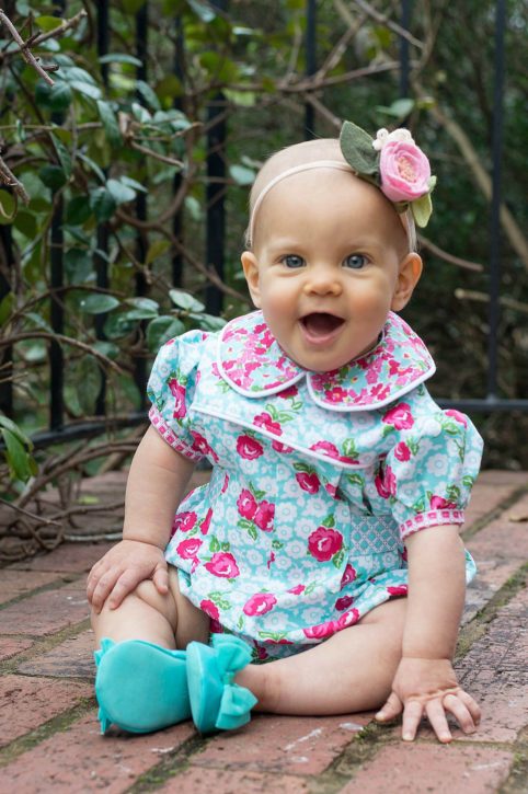 Adelaide Romper Pattern (Size 3M - 4T) from The Cottage Mama
