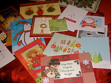 Christmas Tags from Old Christmas Cards