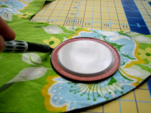 Craft Room Organization: Fabric Lid Jar Tutorial