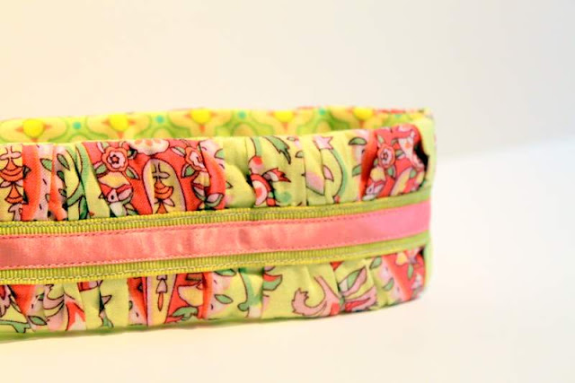 Gathered Camera Strap Cover Tutorial - The Cottage Mama