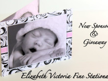 New Sponsor and Giveaway – Elizabeth Victoria Fine Stationary