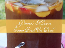 Governor’s Mansion Summer Peach Tea Punch