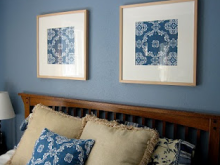 Inexpensive Wall Art ~ Decorating with Paper