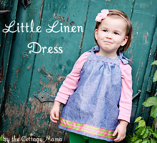 Little Linen Dress - The Cottage Mama