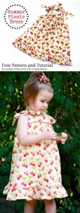 Summer Picnic Dress - Free Pattern from The Cottage Mama
