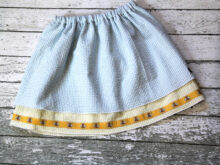 Seersucker Double Layer Twirl Skirt Tutorial