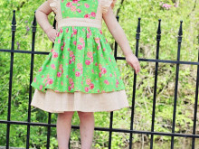 Georgia Vintage Dress Pattern from The Cottage Mama: Now Available!