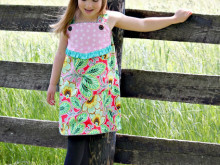 Daphne Wrap Dress and Top Pattern from The Cottage Mama: Now Available!