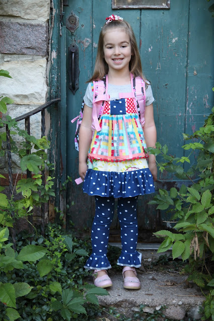 Savannah's 1st Day of Kindergarten - The Cottage Mama