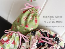 Reusable Fabric Gift Bags and Huge Giveaway!
