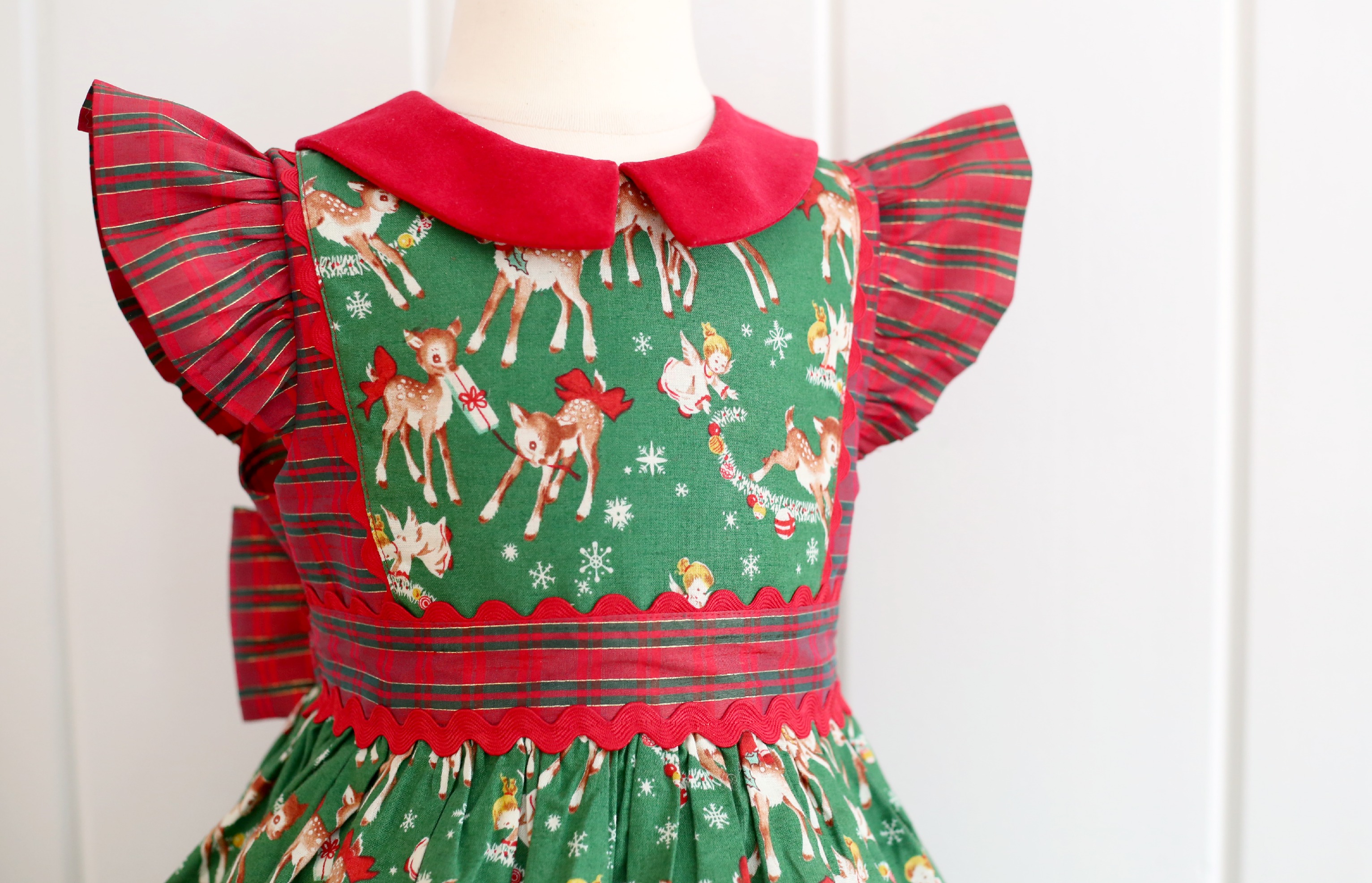 Georgia Vintage Christmas Dress. Pattern from The Cottage Mama. www ...