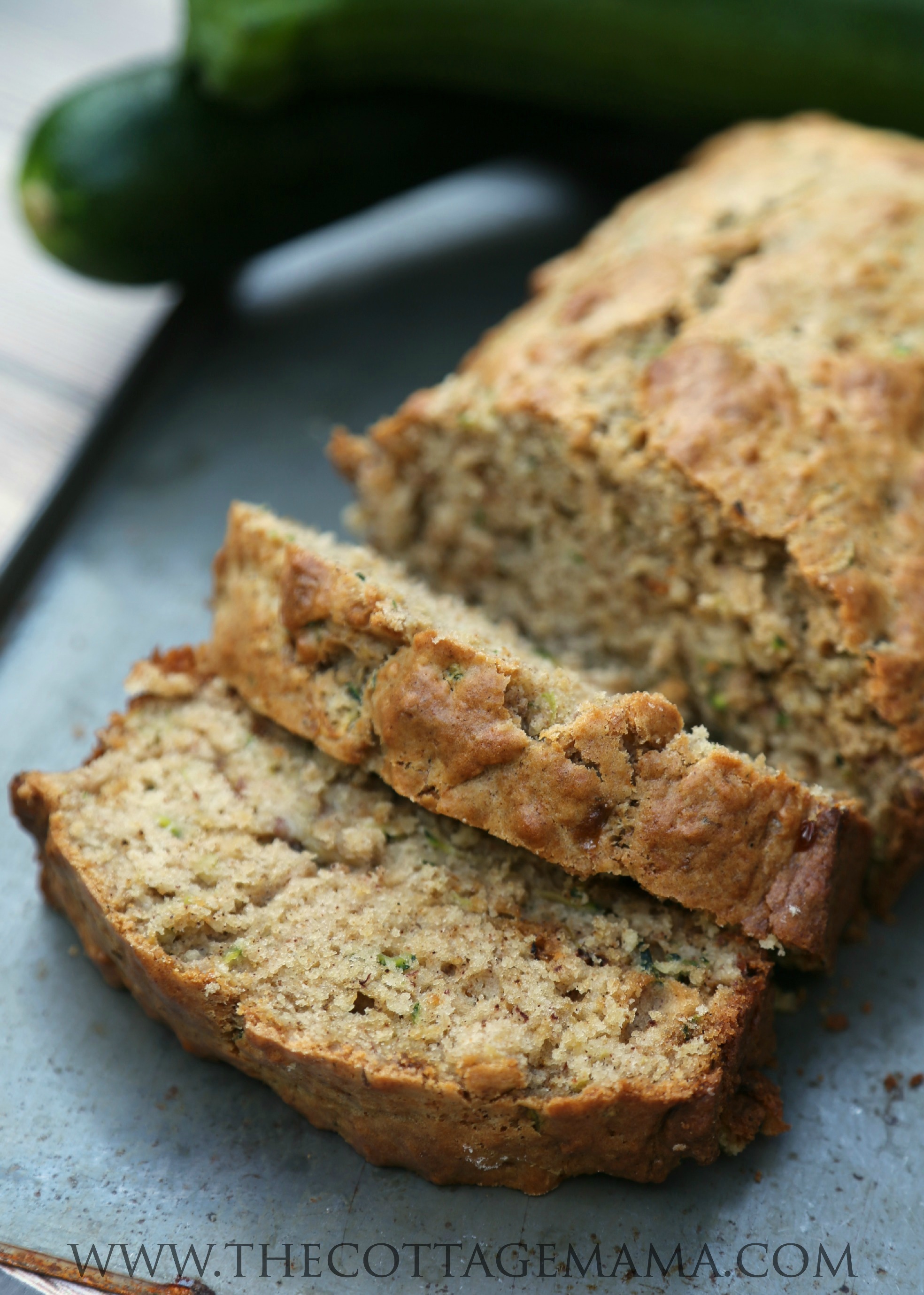 Spiced Zucchini Banana Bread Recipe - The Cottage Mama