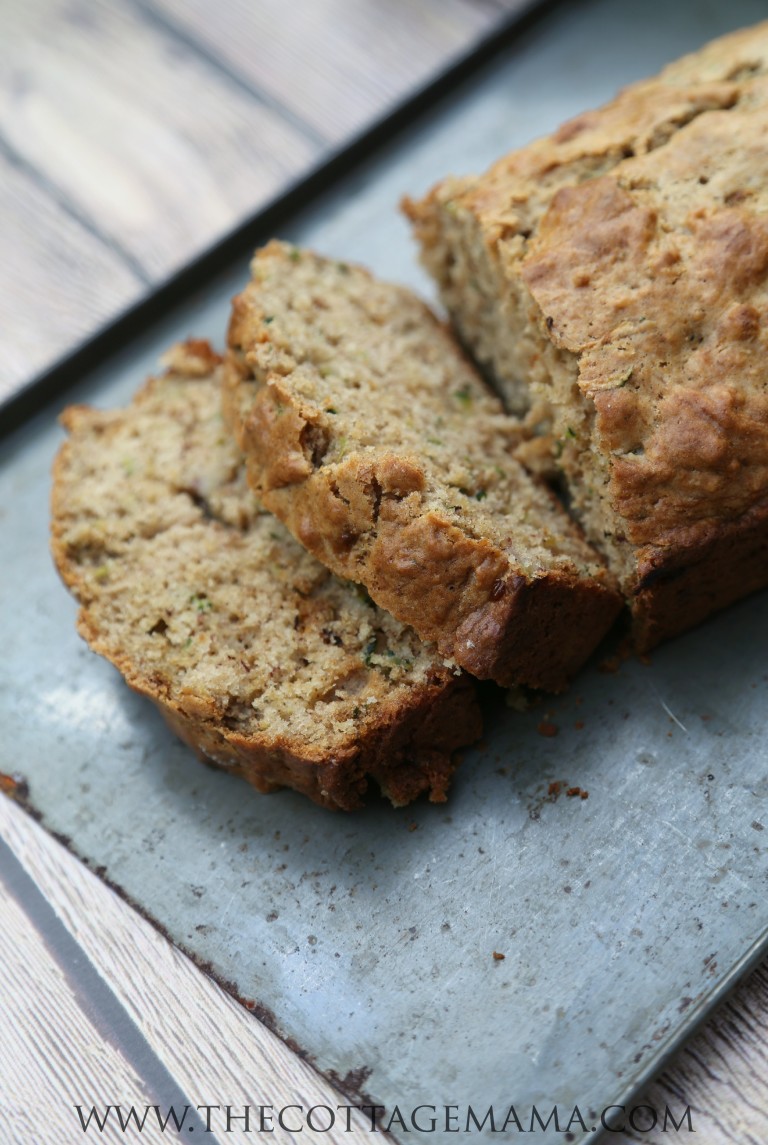 Spiced Zucchini Banana Bread Recipe - The Cottage Mama