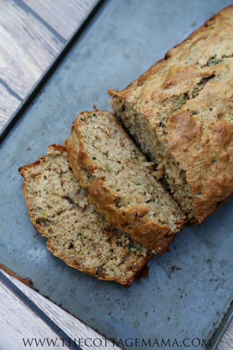 Spiced Zucchini Banana Bread Recipe The Cottage Mama