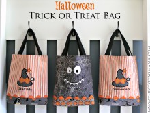 Halloween Trick or Treat Bag Pattern