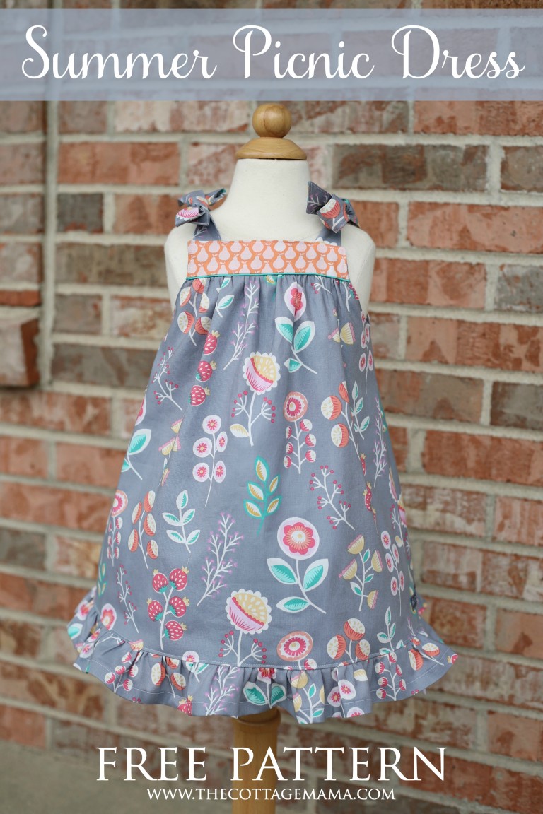 A New Summer Picnic Dress - The Cottage Mama