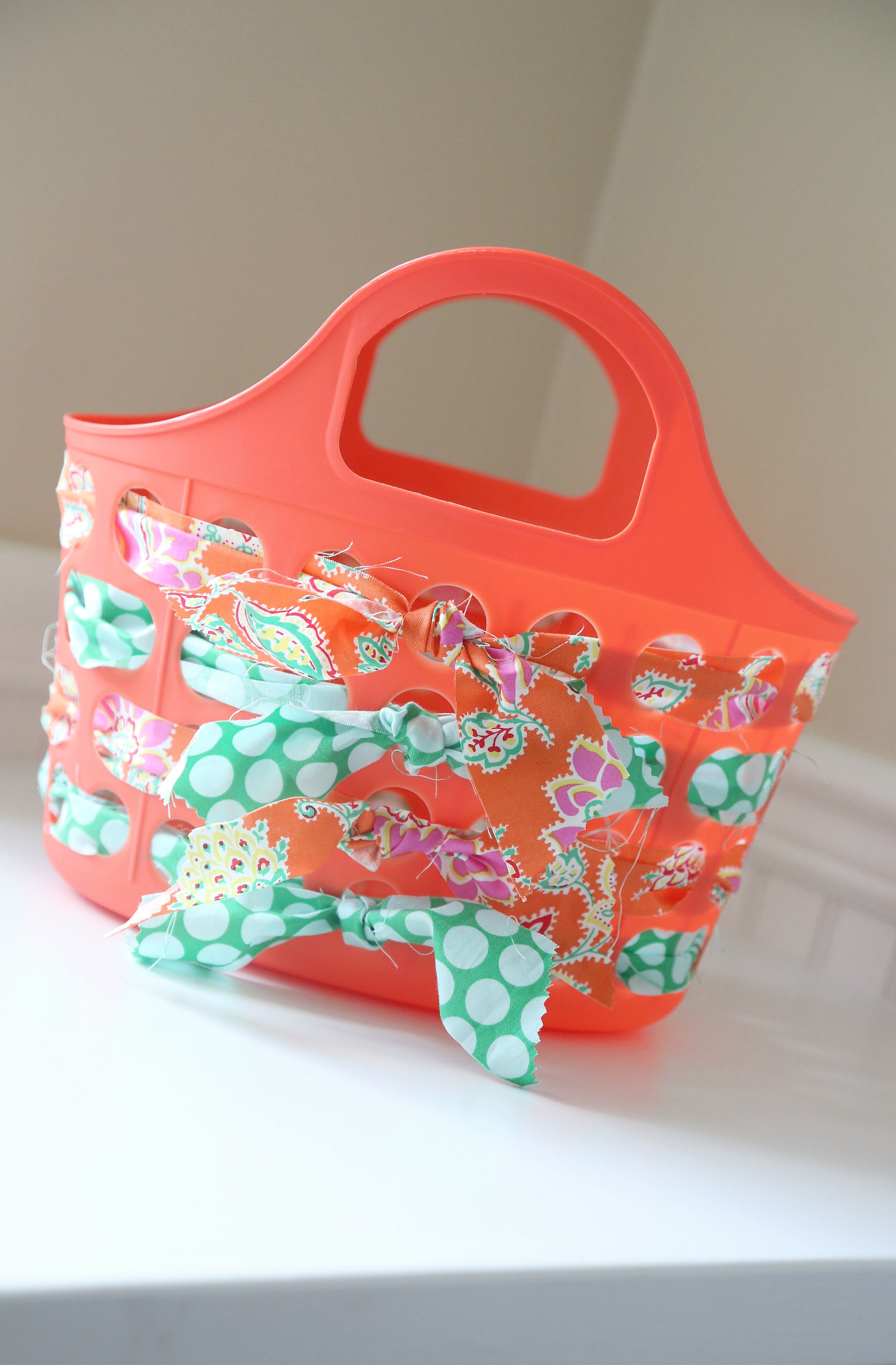 Fabric Woven Tote Tutorial - The Cottage Mama