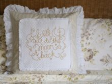 Love You to the Moon and Back Embroidered Pillow Tutorial